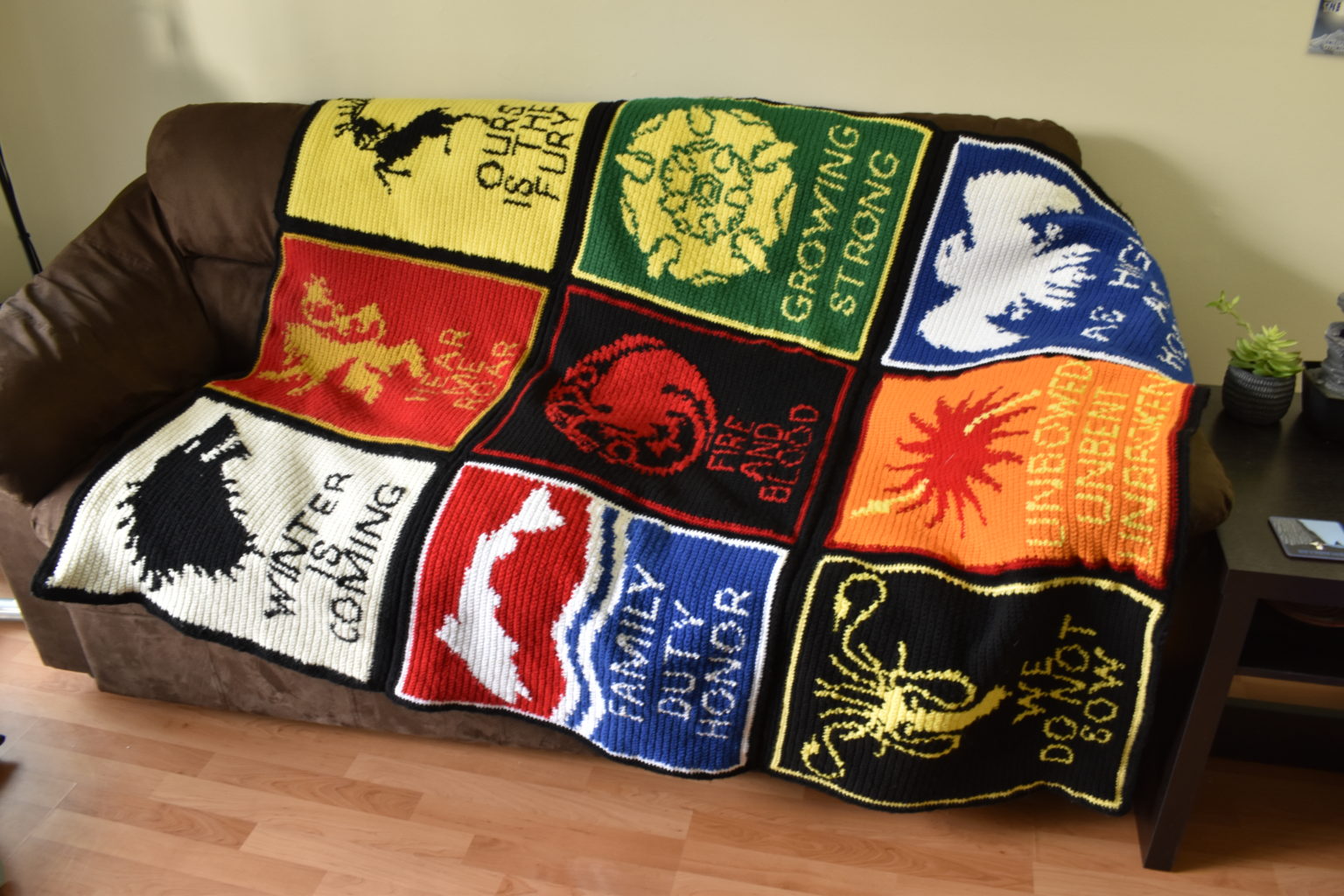 Game of Thrones Crochet Blanket Pattern Wayward Pineapple Creations