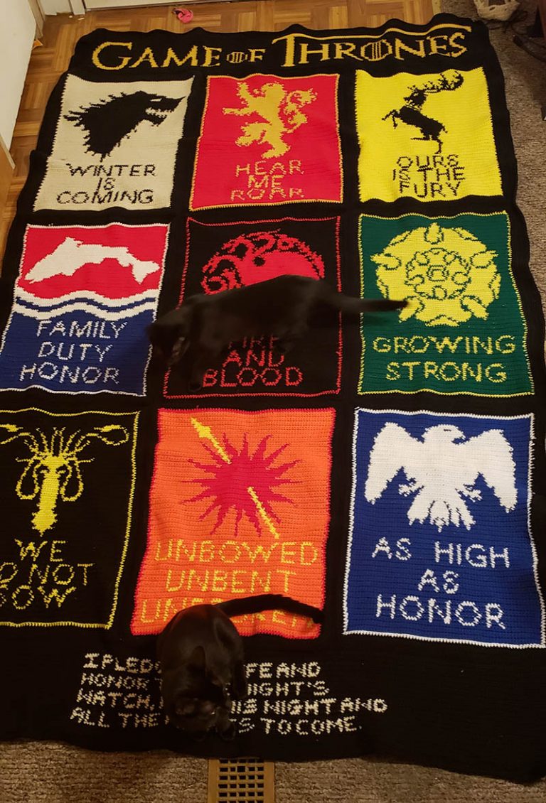 Free Pattern: Game of Thrones Crochet Blanket - Wayward Pineapple Creations