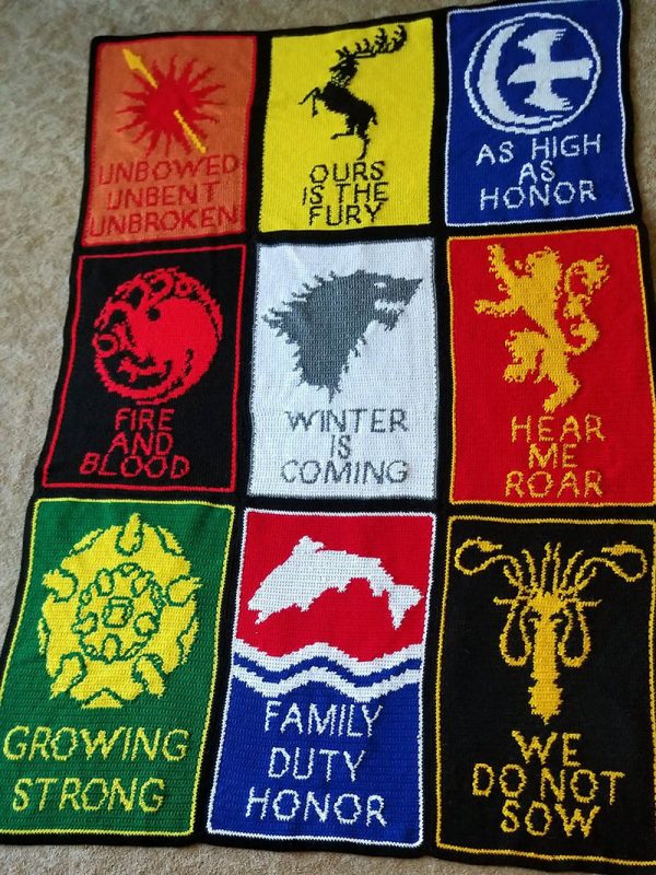 Free Pattern: Game of Thrones Crochet Blanket - Wayward Pineapple Creations