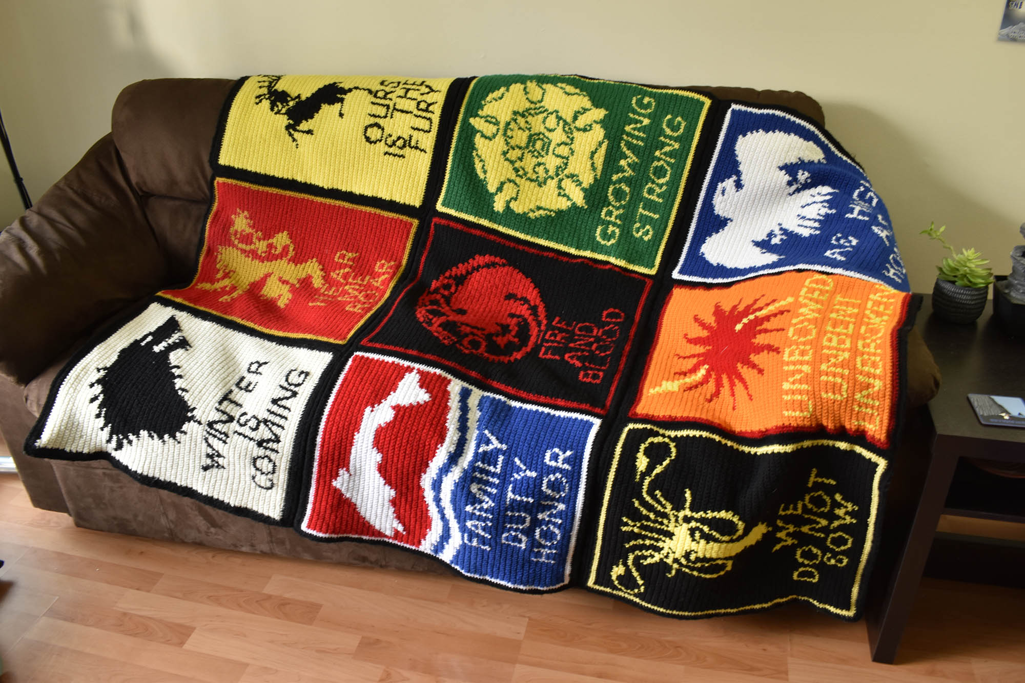 Game Of Thrones Crochet Blanket Pattern Wayward Pineapple Creations
