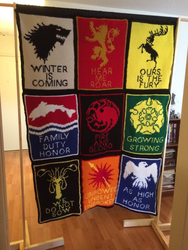 Free Pattern: Game of Thrones Crochet Blanket - Wayward Pineapple Creations