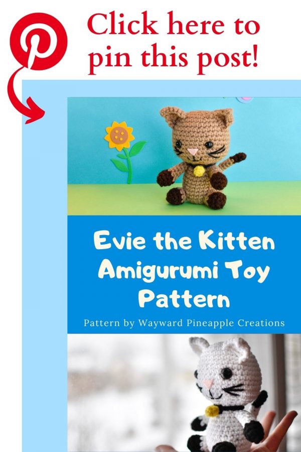Evie the Kitten Pin this post!