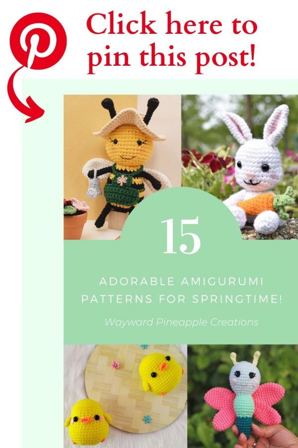Springtime amigurumi roundup pin this post